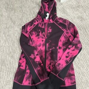 lululemon athletica Pink and Black Patterned Jacket